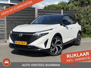 Nissan Qashqai Tekna Plus 1.3 MHEV 158PK Xtronic Automaat Navigatie, Rondomzichtcamera, Keyless, Panoramadak, Elektrische Kofferbak, Stoelverwarming, Massage