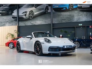 Porsche 911 Cabrio 992 3.0 Carrera S, krijt, Sport Chrono, PASM, adaptieve sportstoelen, vol leder