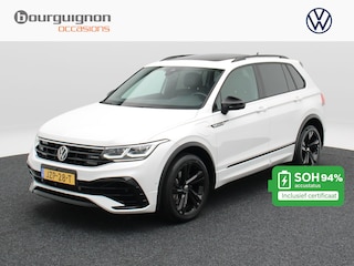 Volkswagen Tiguan 1.4 TSi eHybrid 245 Pk R-Line Business+ | Black Style | Stoel/Stuurverwarming | Adaptive Cruise | Panorama dak | 360 Camera | IQ Light|  Leer | CarPlay | 19 Inch | 57.322 Km !!