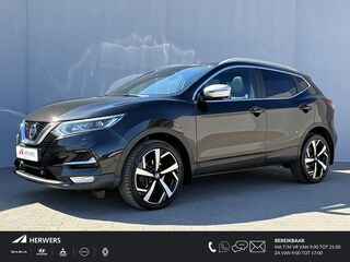 Nissan Qashqai 1.3 DIG-T Tekna + / Afneembare Trekhaak / Navigatie /  Apple Carplay/Android Auto / Achteruit-/360 Camera /  Panoramadak / Elektrisch verstelbare stoelen / Winterset /