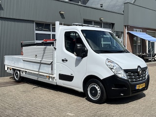 Renault Master T31 Z.E. L3H1 100% Elektrische Maxilift m50 laadkraan Airco Achterruitrijcamera Gereedschapskist Open laadbak Pick-up Ideaal voor emissie zone zero!!