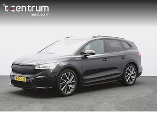 Skoda Enyaq iV 60 KWH 180 PK Sportline, SOH 92 %, Warmtepomp, Panoramadak, Trekhaak