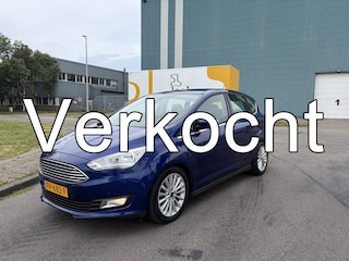 Ford C-MAX 1.0i Eco-Boost Titanium 6-Bak 126 PK. Prachtige auto met slechts 74.000 KM !!! Eerste eigenaar !!