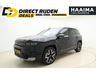 Jeep Compass 1.6 e-Hybrid Plug-In First Edition | DEMO | Lederen bekleding | Massagestoelen | Stoelventilatie en verwarming | Keyless | Climate control | Draadloze telefoonlader