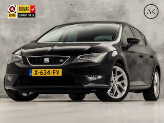 Seat Leon 1.4 TSI FR Sport (NAVIGATIE, CLIMATE, LEDER, STOELVERWARMING, LED KOPLAMPEN, SPORTSTOELEN, CRUISE, SFEERVERLICHTING, GETINT GLAS, NIEUWSTAAT)