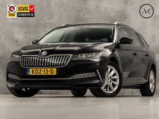 Skoda Superb Combi 1.4 TSI iV Sport 218Pk Automaat (VIRTUAL COCKPIT, APPLE CARPLAY, GROOT NAVI, CAMERA, STOELVERWARMING, SPORTSTOELEN, KEYLESS, ADAPTIVE CRUISE, GETINT GLAS, NIEUWSTAAT)