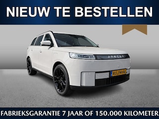 Jaecoo 5 EV Exclusive Black Edition 61 kWh | Borbet 19 inch all season | Black roofrails | Navi | Keyless | Airco | Pano | CarPlay