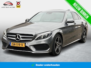 Mercedes-Benz C-klasse 180 Business Solution AMG / Elekt Trekhaak / Panoramadak / Navigatie-Pakket / Plus-Pakket / Volledige Historie /