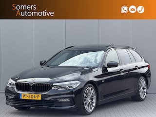 BMW 5-serie Touring 520i Sport Line High Executive | Panorama | 360 Camera | HUD | 19" | Trekhaak Afn.