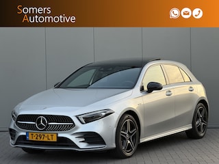 Mercedes-Benz A-klasse 250 e AMG Night Premium Plus | Panorama | Sfeer | 360 Cam | Distronic | Apple CarPlay
