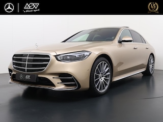 Mercedes-Benz S-klasse 580 e 4MATIC AMG Line | Panorama - Schuifdak | Nappa Lederen Bekleding | Head-Up Display met Augmented Reality | Stoelverwarming Voor + Achter | Zonnescherm Pakket | Luchtvering en Achterasbesturing
