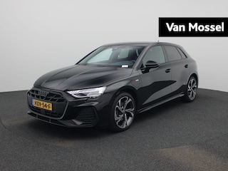 Audi A3 Sportback 40 TFSI e S edition 204 PK | Automaat | Adaptive cruise control | Achteruitrijcamera | Sonos | Climate control | Navigatie | Stoelverwarming | Smartphone interface | Head-up display | Optiekpakket zwart plus | Ledkoplampen
