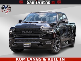 Dodge Ram 1500 LIMITED NIGHT | BOM VOL | HUD | MWK | LUCHTVERING | PANODAK | 5.7 V8 HEMI 402PK | DC | DUBBELE CABINE | 5 PERSOONS | GRIJSKENTEKEN PICK UP |