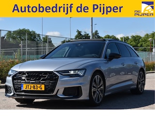 Audi A6 Avant 50 TFSI e quattro S edition 299 pk | Keyless | Standkachel | Pano.dak | Camera | Elekt.stoelen | Carplay | DAB | Stuurverwarming | Full LED | 20" LM