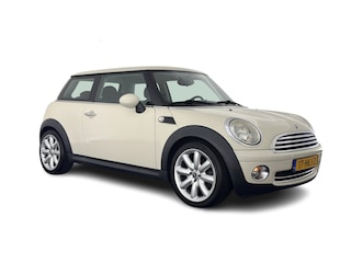 Mini Cooper 3-Deurs 1.6 Pepper *LEATHER-FABRIC | COMFORTSEATS | ECC | CHROME-PACK | RADIO-CD | 17''ALU*