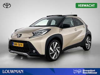 Toyota Aygo 1.0 VVT-i S-CVT Envy Canvas Dak | BTW voertuig | Parkeersensoren voor+achter | Keyless Entry/Start | Climate Control | Draadloze telefoonlader | Navigatie | Apple CarPlay/Android Auto | Achteruitrijcamera |