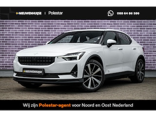Polestar 2 Standard Range Single Motor 63kWh | Pilot & Plus Pack | Adaptieve Cruise Control | Panoramadak | Harman Kardon Audio | 360 Parkeercamera | Dodehoek Detectie | Stoel-/Stuurverwarming | Warmtepomp |