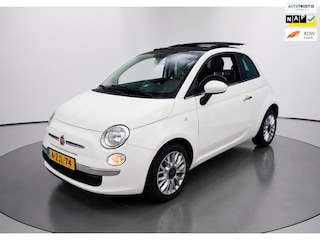 Fiat 500 0.9 TwinAir Turbo Lounge Pano Dak, Airco, Leer, NAP