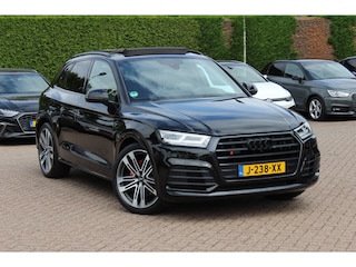 Audi Q5 3.0 TFSI quattro Pro Line Plus / Trekhaak / Panoramadak / Camera / B&O / Keyless / Luchtvering / 21'' / CarPlay / Stoelverwarming / Dodehoek / DAB / Cruise Control