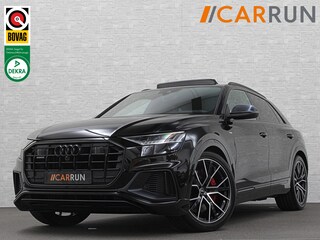 Audi Q8 60e 462PK Competition | #RS-Stoelen | Carbon | Panorama | ACC | 360 Camera | B&O Sound | Trekhaak | Matrix-LED | Sfeerverlichting | Memory | Stuurverwarming | Stoelverwarming V+A | Zonwering | ISO-Glas | Leder Dashboard | 3-Zone Clima | Carplay |