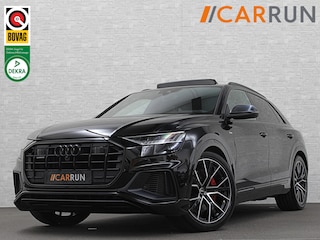 Audi Q8 60e 462PK Competition | #RS-Stoelen | Carbon | Panorama | ACC | 360 Camera | B&O Sound | Trekhaak | Matrix-LED | Sfeerverlichting | Memory | Stuurverwarming | Stoelverwarming V+A | Zonwering | ISO-Glas | Leder Dashboard | 3-Zone Clima | Carplay |