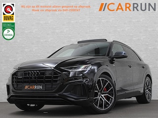 Audi Q8 60e 462PK Competition | #RS-Stoelen | Carbon | Panorama | ACC | 360 Camera | B&O Sound | Trekhaak | Matrix-LED | Sfeerverlichting | Memory | Stuurverwarming | Stoelverwarming V+A | Zonwering | ISO-Glas | Leder Dashboard | 3-Zone Clima | Carplay |