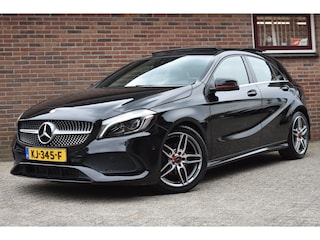 Mercedes-Benz A-klasse 180 AMG Night Edition Plus '16 LED Pano Cruise Navi Airco Inruil mogelijk