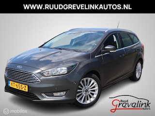 Ford Focus Wagon 125 PK H6 Titanium Facelift|Navi|Parkassist|Clima|Chroom|PDC V+A|17"LMV
