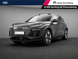 Audi Q6 e-tron edition 83 kWh 252pk · SOH 96,3% · Panoramadak · 360 Camera · Inklap. Trekhaak ·  Luchtvering · Stuur- & Stoelverwarming · Apple/Android Car Play · Garantie t/m 13-07-2030 of 100.000km