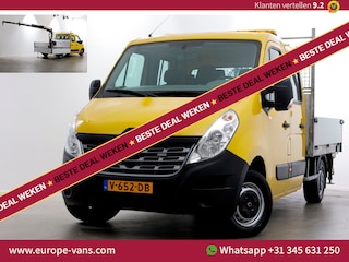 Renault Master T35 2.3 dCi 130pk E6 L2H1 D.C. Open Laadbak + HIAB 013T Kraan 12-2016