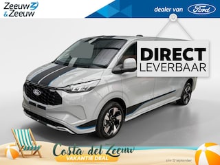 Ford Transit Custom 320 2.5 PHEV L2H1 Sport | Uit Voorraad Leverbaar | Financiering met 0,99& Rente | Prijs Exclusief BTW/ Inclusief BPM & Rijklaarmaak Kosten | Inklapbare Trekhaak | Navigatie | AGM Accu | Centrale Dubbele Deurvergrendeling | Verwarmbare Voorstoelen | Verwarmbaar Stuurwiel