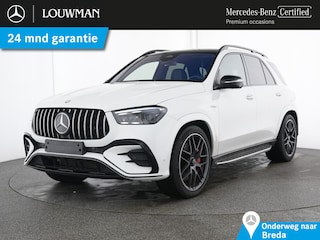 Mercedes-Benz GLE Mercedes-AMG 53 Hybrid 4MATIC+ Alarm Klasse 3 | 22 Inch AMG Velgen | Trekhaak | Night Pakket | Head-up-Display | Airmatic | Panorama Schuif-Kanteldak | Inclusief 24 maanden MB Certified garantie voor Europa.