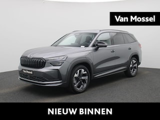Skoda Kodiaq 1.5 TSI MHEV Sportline Business 7p 150 PK | Automaat | Matrix LED Koplampen | Verwarmbare voorruit | Navigatie | Apple Carplay/Android Auto | Keyless Entry | Achteruitrijcamera | Climate Control | Adaptive Cruise Control | Parkeersensoren | Elektrische achterklep | Privacy Glass | Stoelverwarming | Lichtmetalen velgen |Direct leverbaar! |