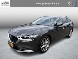 Mazda 6 Sportbreak 2.0 SkyActiv-G 165 Luxury , Automaat, Leder, Adap.Cruise, 360 Camera, Navi, Carplay, LMV 19 Inch, Stoelventilatie/verwarming, HUD