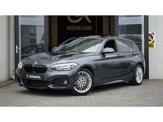 BMW 118i M Sport Shadow Line AUTOMAAT|CRUISE|FULL LED|LEDER|NAVIGATIE|PANORAMA|STOELVERWARMING|TREKHAAK