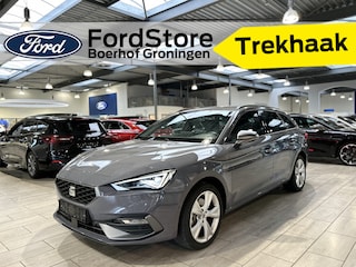 Seat Leon Sportstourer 1.5 TSI e-Hybrid 204pk FR Business | Trekhaak | Stoel- en stuurwiel verwarming | Adapt. Cruise | Camera | 1/2 leer | Fabrieksgarantie t/m 05-2029 |