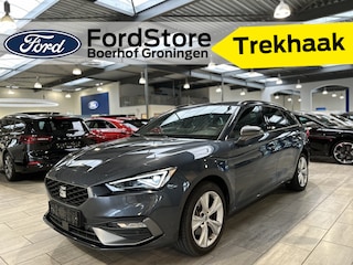 Seat Leon Sportstourer 1.5 TSI e-Hybrid 204pk FR Business | Trekhaak | Stoel- en stuurwiel verwarming | Adapt. Cruise | Camera | 1/2 leer | Fabrieksgarantie t/m 05-2029 |