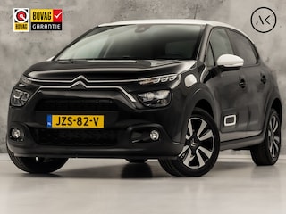 Citroën C3 1.2 PureTech Shine Automaat (APPLE CARPLAY, GROOT NAVI, CAMERA, LEDER, STOELVERWARMING, SPORTSTOELEN, GETINT GLAS, CRUISE, NIEUWSTAAT)