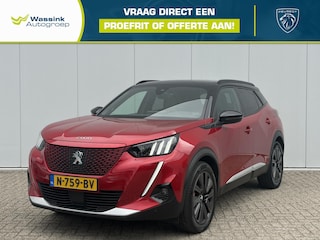 Peugeot 2008 EV GT Pack 50 kWh Stoelverwarming | Panoramadak | Navigatie I SOH 92% | CarPlay | Dodehoekdetectie | Camera |