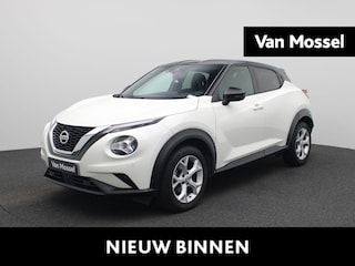 Nissan Juke 1.0 DIG-T Tekna | Automaat | Keyless | Sport stoelen | DAB | Half Leder | BOSE | Navigatie | Climate control | LMV | Bluetooth | Stoel verwarming | Camera 360 |