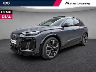 Audi Q6 e-tron S edition 83 kWh 252pk · Panoramadak · Inklap. Trekhaak · Luchtvering · 360 Camera · Matrix LED · Elek. Stoelen + Geheugen Bestuurder · Garantie t/m 19-06-2030 of 100.000km