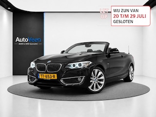 BMW 2-serie Cabrio 218i M Sport (LED, CRUISE, NAVI, LEDER, STOELVERWARMING, SENSOREN)