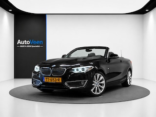 BMW 2-serie Cabrio 218i M Sport (LED, CRUISE, NAVI, LEDER, STOELVERWARMING, SENSOREN)