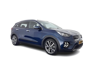 Kia Niro 1.6 GDi ExecutiveLine (INCL-BTW) Aut. *PANO | LEATHER | FULL-LED | NAVI-FULLMAP | DIGI-COCKPIT | HEATED-COMFORTSEATS | CAMERA | DAB+ | KEYLESS | ECC | SHIFTPADDLES | ADAPTIVE-CRUISE | LANE-ASSIST | TOWBAR | 18"ALU