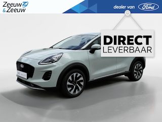 Ford Puma 1.0 EcoBoost Hybrid Titanium 125PK | Uit Voorraad Leverbaar | €5.000,- Ready Set Ford Bonus | 0,99% Ford Options | Afneembare Trekhaak | Winterpakket | Achteruitrijcamera | Parkeersensoren voor & achter | Apple Carplay & Android Auto