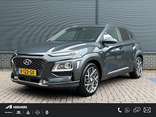 Hyundai Kona 1.6 GDI HEV Premium / Trekhaak / 1300 kg Trekgewicht / Stoel & Stuurverwarming / Navigatiesysteem / Apple carplay & Android auto / Achteruitrijcamera / Voor & achter sensoren /