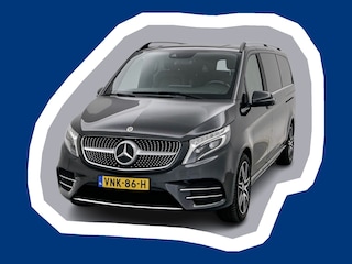 Mercedes-Benz V-klasse 300d Extra Lang DC Avantgarde Edition AMG Elektr schuifdeuren Burmester audio Leder Dubbele cabine 360 camera Adaptieve cruisecontrol
