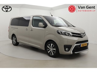 Toyota Proace 2.0 D-4D Dynamic Long DC Verso | Panoramadak | Trekhaak | Dodehoek detectie | Head-up display | Navigatie | Apple Carplay / Android Auto | Bi-xenon | Keyless | Adaptive Cruise | Clima | Parkeersensoren voor/achter | Camera | 17 inch