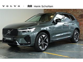 Volvo XC60 T8 Plug-in hybrid AWD Ultra Dark | Luchtvering | Nappa Lederen Bekleding | Stoel Massage | Stoelventilatie | Semi-Electrische Wegklapbare Trekhaak | 360° Parkeercamera | Parkeersensoren voor + achter | Parkeerverwarming |