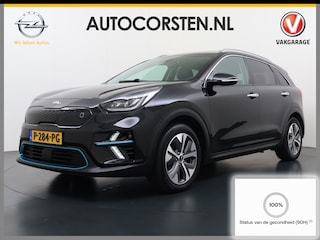 Kia Niro e-Niro ExecutiveLine 64kWh SOH 100% Warmtepomp Panoramadak Adap.Cruise Stoelkoeling+Verwarming JBL®-Audio Leder Elek.Stoelen+Memory Camera Apple Carplay Android Auto Navi Stuur+Achterbankverwarming Blind Spot VESS Lane Assist Lmv Privacy Glas Led Pdc DAB Dealeronderhouden